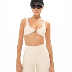 Cream VK Sports Bustier
