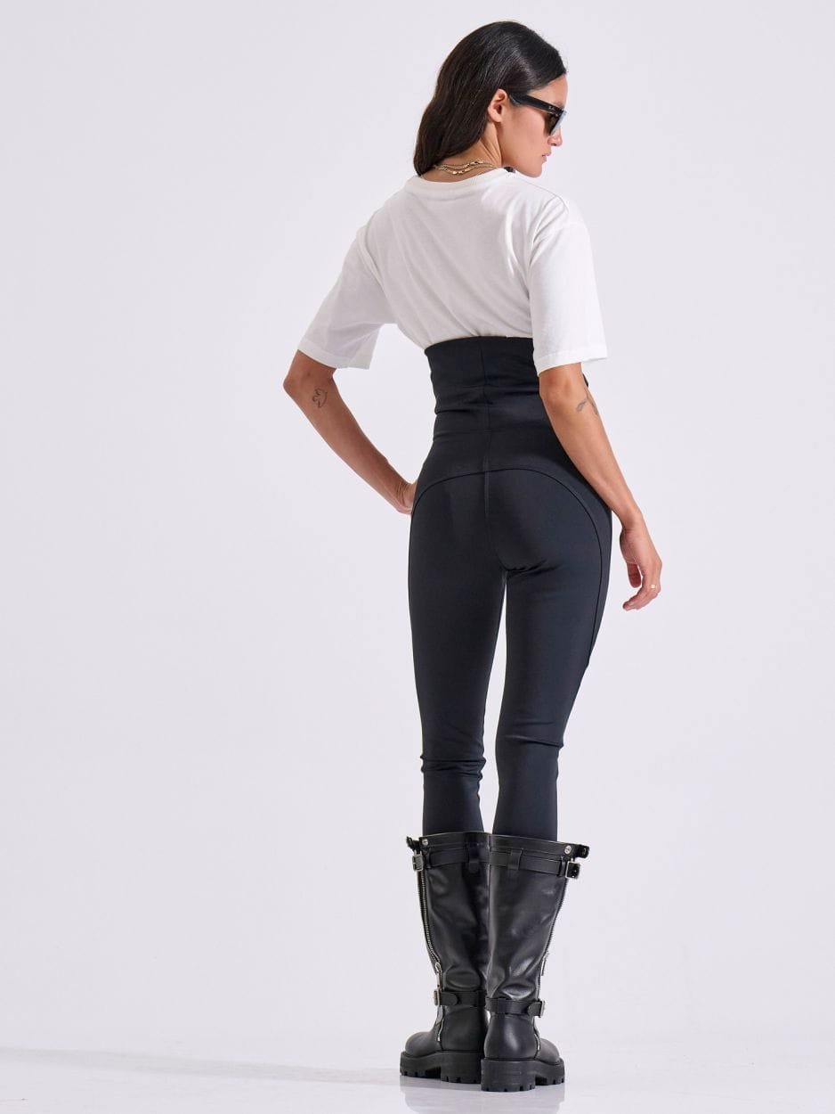 Μαύρο γυναικείο ψηλόμεσο ανορθωτικό κολάν HEATHER