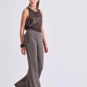 Παντελόνι φόρμας ανθρακί καμπάνα MILLER