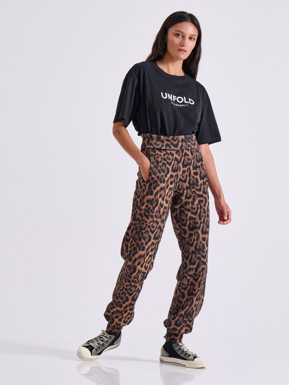 Μαύρο crop t-shirt UNFOLD