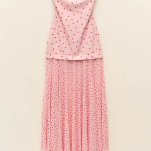 PINK POLKA DOT DRESS