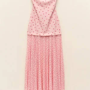 PINK POLKA DOT DRESS