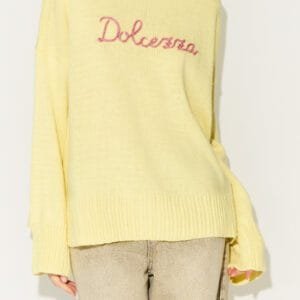 YELLOW SWEATER