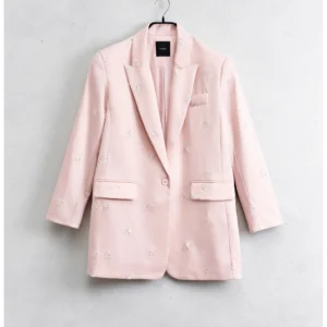 PINK FLOWER BLAZER