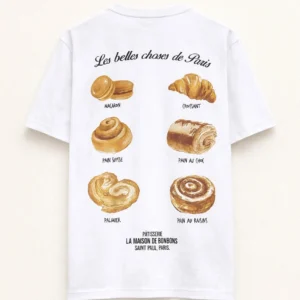 T-SHIRT WITH LETTERING AND GRAPHIC PRINT