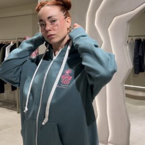 Teal Pineapple jacket
