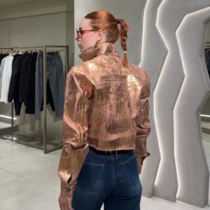 Rose Gold Foil Crop