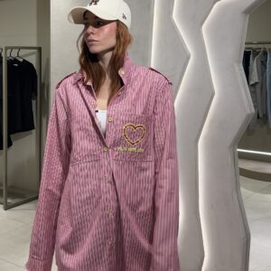 Pink Striped Shirt