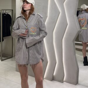 Brown Striped Shirt