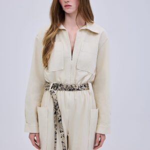 Army Ivory Jumpsuit