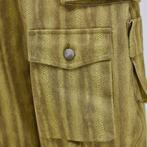 Animal Print Cargo Pants Lime