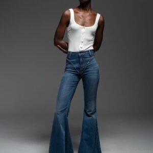 Τζιν παντελόνι καμπάνα με τρουκς ORSON