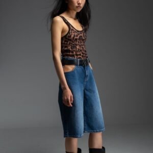 Λεοπάρ αμάνικο τοπ SHANNON