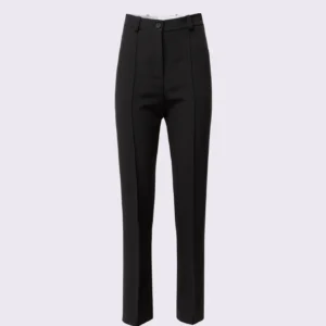 BLACK TAILORED PANTS WITH NERVIR