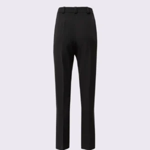 BLACK TAILORED PANTS WITH NERVIR