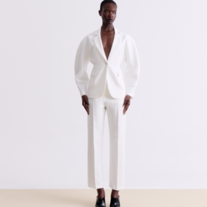 WHITE TAILORED BLAZER