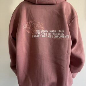 Unisex oversized compliments jacket σαπιο μηλο