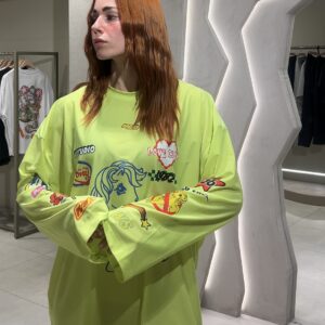LYCRA TEE FLUO YELLOW