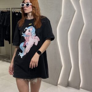 ACID WASHED TEE RINK PONY