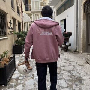 Unisex oversized compliments jacket σαπιο μηλο