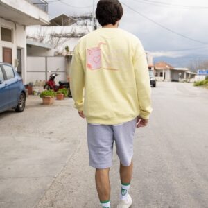 Unisex oversized sweatshirt taste you yellow