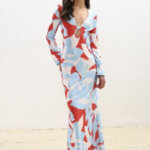 Noire maxi dress