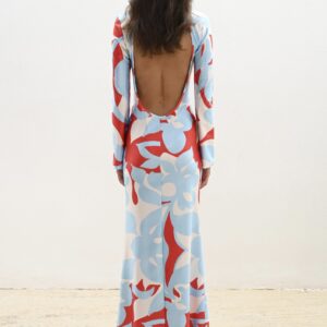 Noire maxi dress