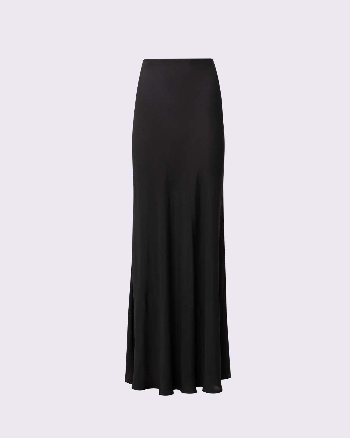 BLACK FLUID MAXI SKIRT
