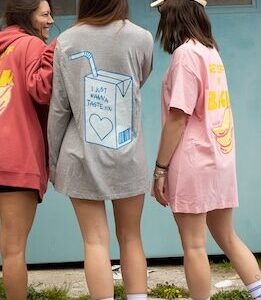 Unisex oversized long sleeves taste you grey