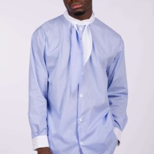 SCARF SHIRT | STRIPED