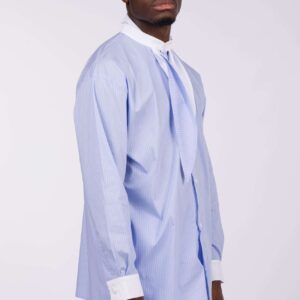 SCARF SHIRT | STRIPED