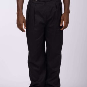 LINEN PLEATED PANTS