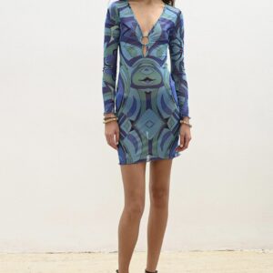 Serene mini mesh dress