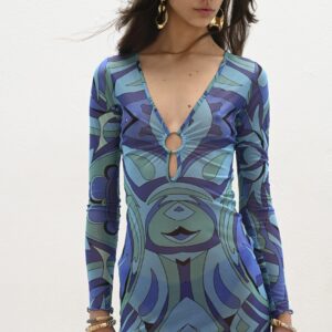 Serene mini mesh dress