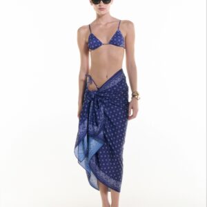 MIDNIGHT TRIANGLE BIKINI TOP