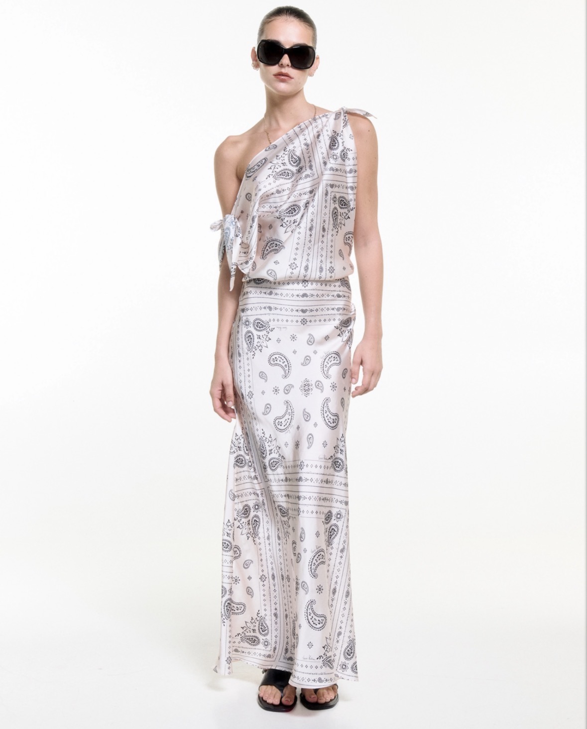 OFF-WHITE MAXI DRESS