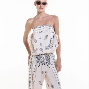 OFF-WHITE BANDANA TOP/BAG