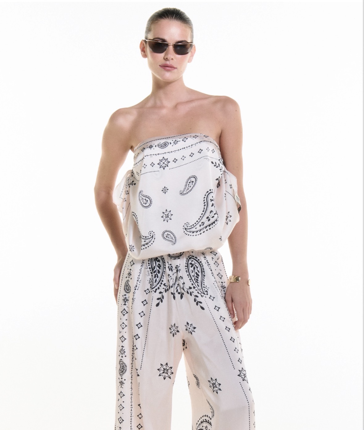 OFF-WHITE BANDANA TOP/BAG