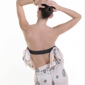 OFF-WHITE BANDANA TOP/BAG