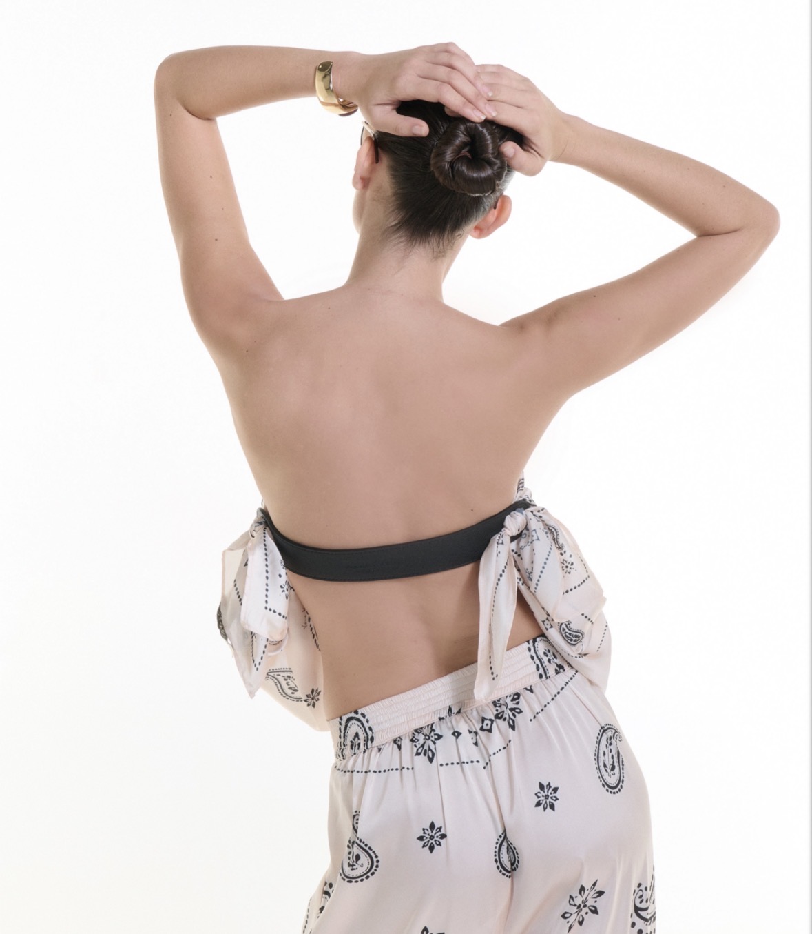 OFF-WHITE BANDANA TOP/BAG