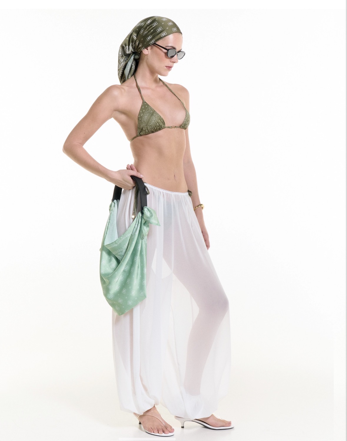 MINT BANDANA TOP/BAG