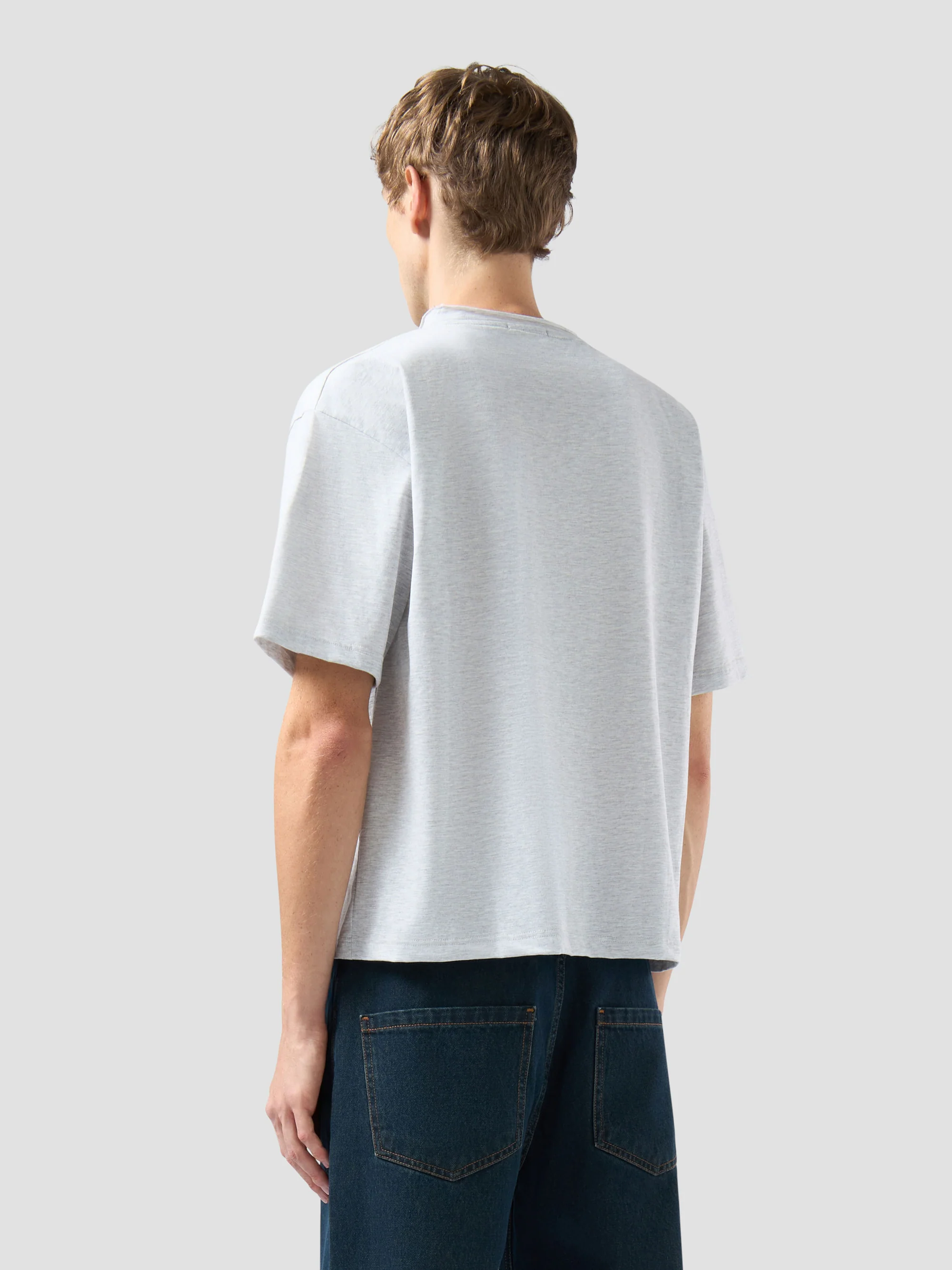 OVERSIZED CROP T-SHIRT WITH GOTHIC GRAPHIC