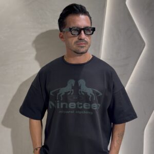 Ανδρικό Μαύρο Oversized T-Shirt