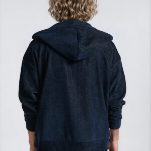 Ανδρική μπλε oversized ζακέτα