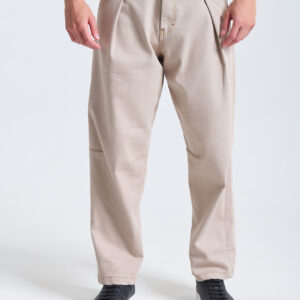 Denim beige pants