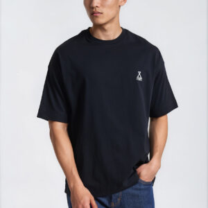 Ανδρικό oversized t shirt με τύπωμα winners club στη πλάτη