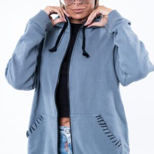 Hoody knitted Blue Raf