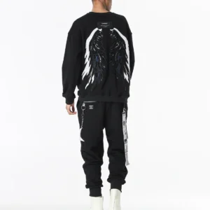 MWM WINGS STARS ZIP UP SWEATPANTS