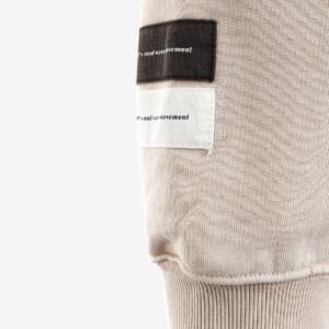 MWM TEDDY CANVAS PATCHES CROPPED HOODIE