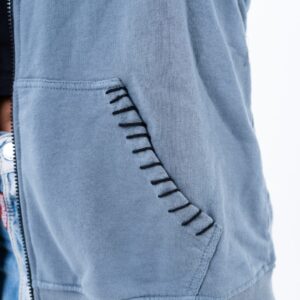 Hoody knitted Blue Raf